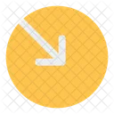 Arrow Down Right  Icon