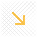 Arrow down right  Icon