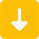 Arrow Down Square  Icon