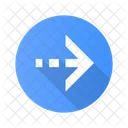 Arrow Dotted Dash Icon