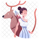 Artemis Goddess Diana Icon