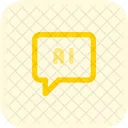 Artificial Intelligence Chat  Icon