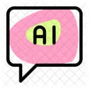 Artificial Intelligence Chat  Icon