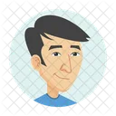 Asian Man Person Icon