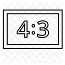 Aspect Ratio Screen Icon