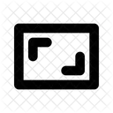 Aspect Ratio Screen Display Icon