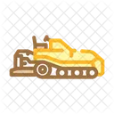 Asphalt Paver Construction Icon