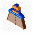 Road Repair Paver Icon