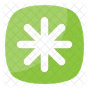 Asterisk Star Typographical Icon