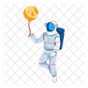 Astronaut Balloon Cosmonaut Space Scientist Symbol