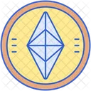 Ethereum Wahrung Kryptowahrung Symbol