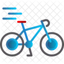 Athletic Bicycle Bike Icon