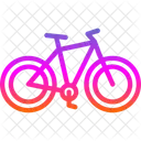 Athletic Bicycle Bike Icon