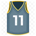 Sports Clothing Athletic Vest Player Uniform Icon