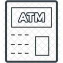 ATM 거래 출금 아이콘