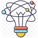 Atom Orbit Science Symbol Atomic Model Icon