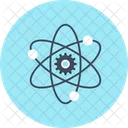 Atome Structure Biologie Icône