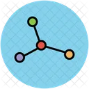 Atome Chimie Molecule Icône