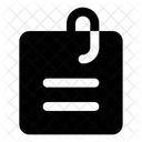 Attached File File And Folder Attachment Icon