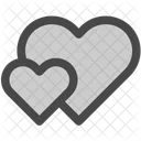 Attraction Hearts Health Icon