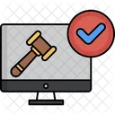 Auction Law Hammer Icon