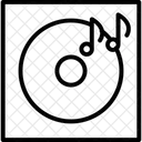 오디오 장치 멜로디 턴테이블 아이콘