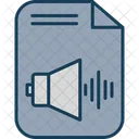 Audio File  Icon