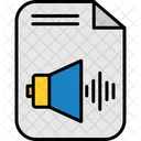 Audio File  Icon