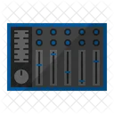 오디오 믹서 사운드 믹서 믹싱 콘솔 아이콘