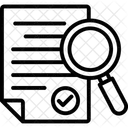 Auditoria Procedimento De Coleta De Dados Coleta De Dados Ícone