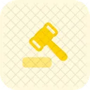 Auktion Hammer Gesetz Symbol