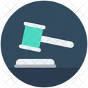 Auktion Hammer Holzhammer Symbol