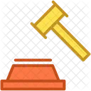 Auktion Hammer Gebot Symbol