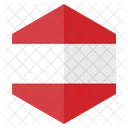 Austria Country Flag Icône