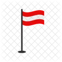 Austria Flag Austria Austrian Icône