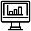 Auswerten Berichten Grafisch Darstellen Symbol