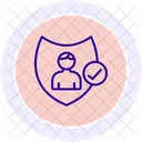 Authentic Leadership Line Icon Icon