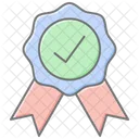 Authentication Badge Lineal Color Icon アイコン