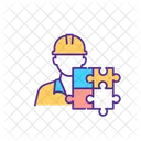 Employee Autism Puzzle Icon