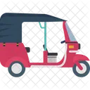 Auto Rickshaw Transporte Icono