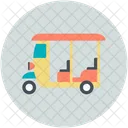 Auto Rickshaw Transporte Icono