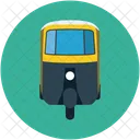 Auto Rickshaw Transport Icon