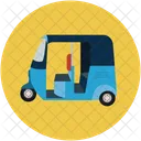 Auto Rickshaw Transporte Icono