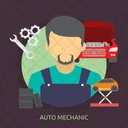 Auto Mecanico Coche Icono