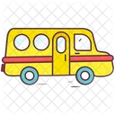 Juguete Para Ninos Autobus De Dibujos Animados Vehiculo Icono