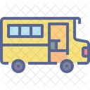 De Transporte Escuela Icono