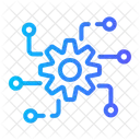 Automated System Integration Settings Symbol