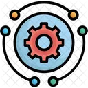 Automated Service Business Cog Icon