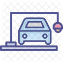 Automobile Car Parking Car Porch Icon