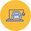 Automobile Car Parking Car Porch Icon